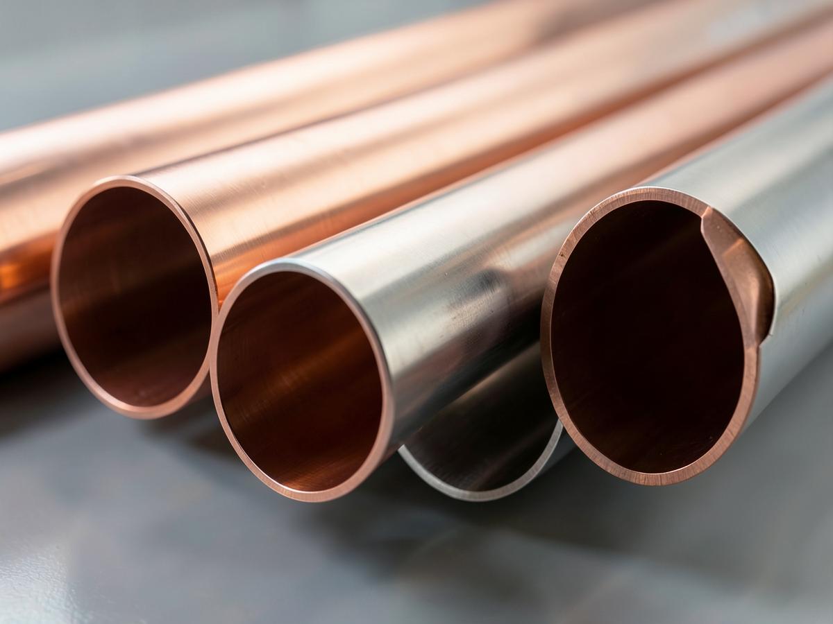 Clean industrial heat exchanger tubing